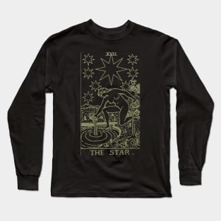 Golden Tarot - The Star Long Sleeve T-Shirt